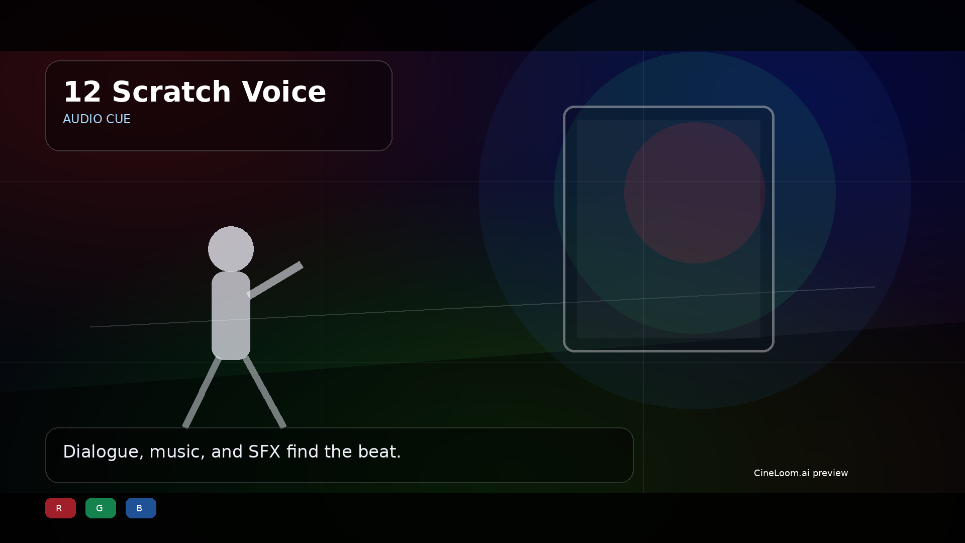 Panel 12 - Audio cue